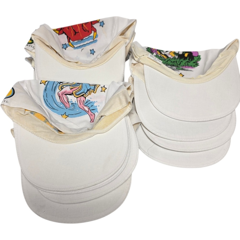 LOT OF 12 Zodiac Sign Painters Graffiti Hat Cap NOS Astrology Inspector 1990s - Picture 7 of 7
